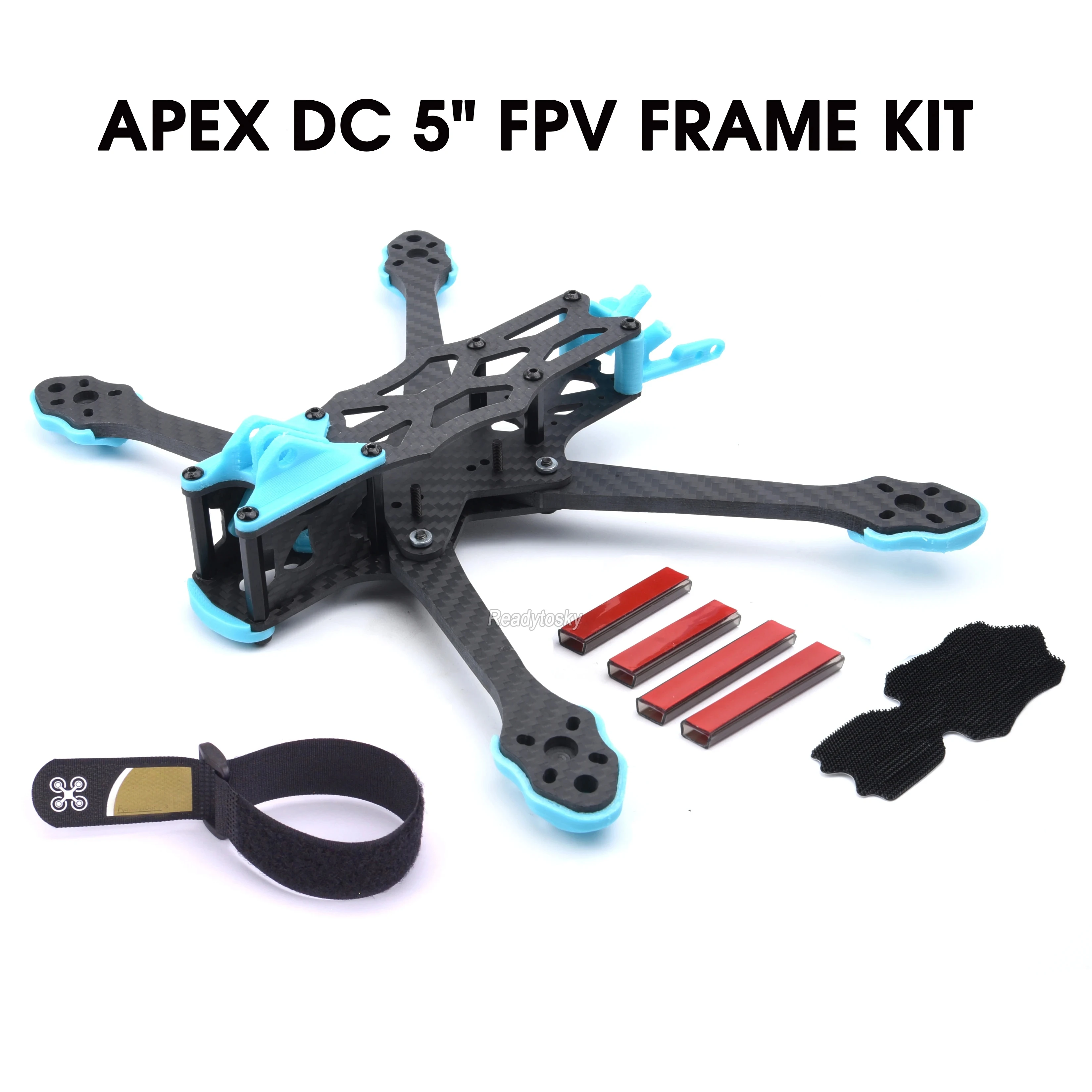3/4/5/6/7/8/9 Zoll Kohlefaser-Quadrocopter-Rahmen für APEX 5 6 7 8 9 Zoll / APEX-HD / APEX DC O3 / APEX-DC HD FPV RC Racing Drone