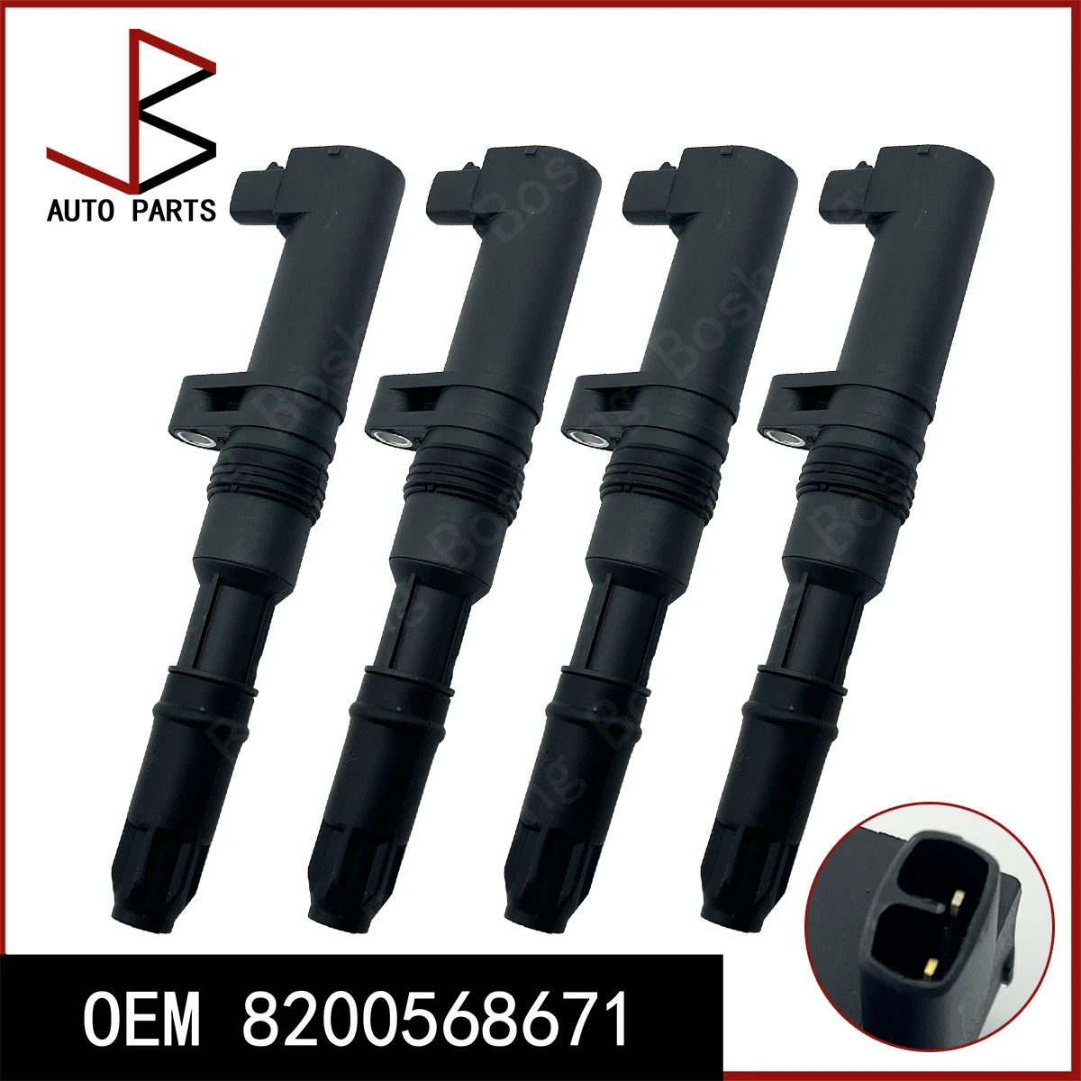 

New 4 Pieces/set OEM 8200568671 7700875000 0040100071 Ignition Coil for RENAULT SCÉNIC III VAN 2008-2016 CLIO II 1998-2016