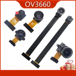 OV3660 Camera Module for ESP32 K10 STM DVP 24 Pin 21MM 28MM Length HD 3MP Wide Angle Lens Adjustable Focus 66 120 160 180 Degree