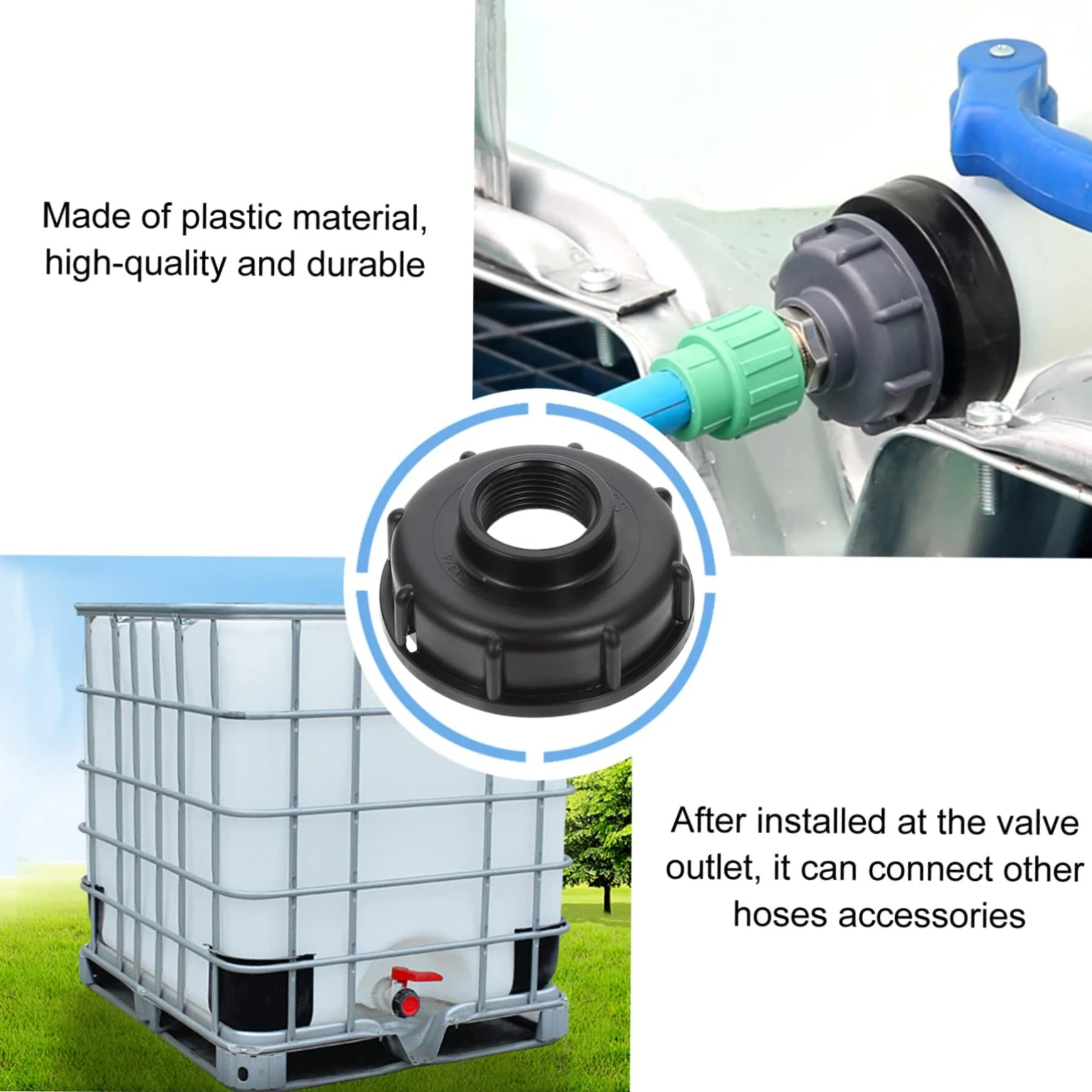 استبدال صمام المناسب للمنزل حديقة موصلات المياه 1/2 بوصة 3/4 بوصة 1 بوصة موضوع جديد خزان lBC محول الحنفية