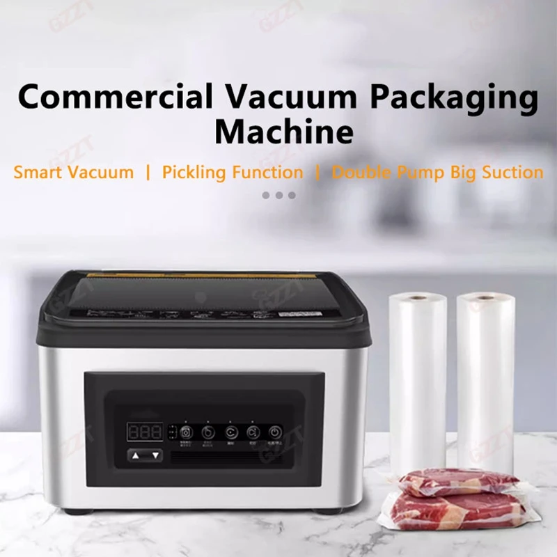 

GZZT Commercial Vacuum Marinating Machin Vacuum Sealer Chamber Vacuum Packaging Machine for all kinds of vacuum bags