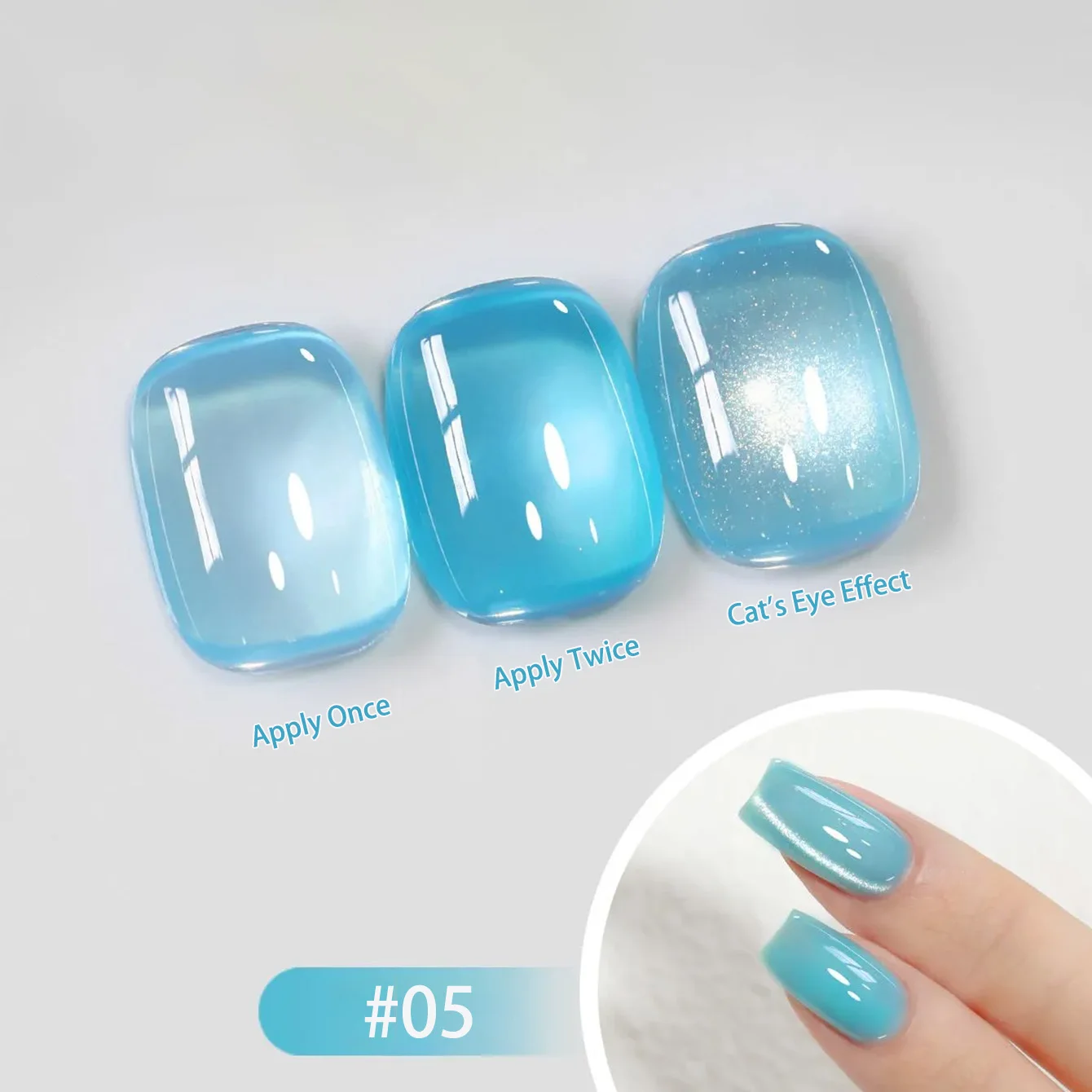 1 stücke ZH Eis Transparent Macaron Gradienten langlebig Nail art Nagel Liefert Dopamin Kristall Paradise Serie Gel Nagellack