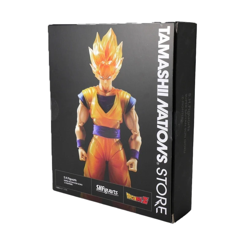 

Bandai S.H.F Series Dragon Ball Z Super Saiyan Sun Goku Z Warrior Movable Hand Desktop Case Display