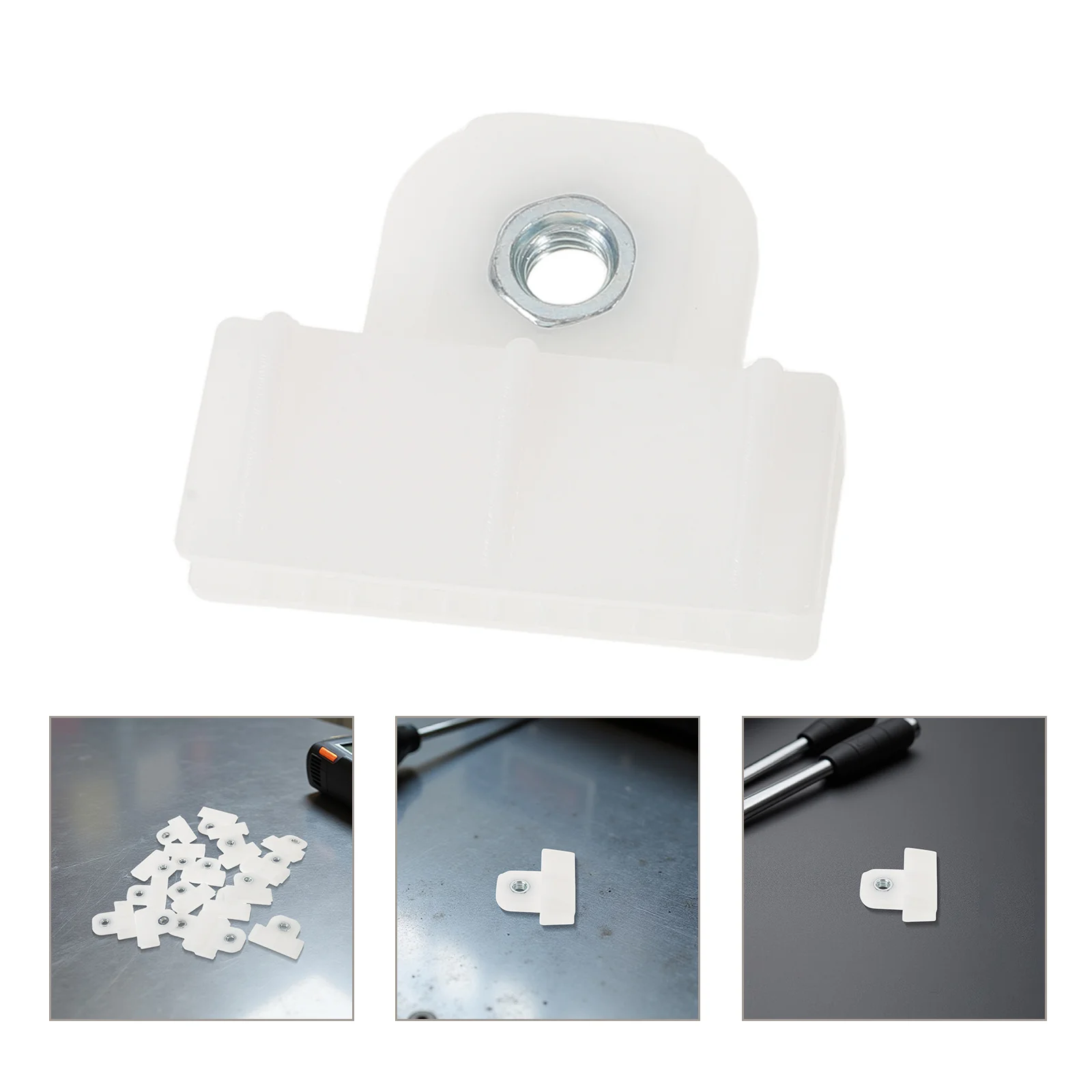 50Pcs Glass Lifter Bracket Clip - Universal Car Window Regulator Clips for Door Panel Repair - Automotive Plastic Trim Fastener