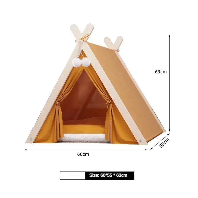 كلب سرير خيمة نمط مريح مساحة كبيرة دافئة النوم العميق بيت الكلب مناسبة للكلاب الصغيرة والقطط الكلب الملحقات