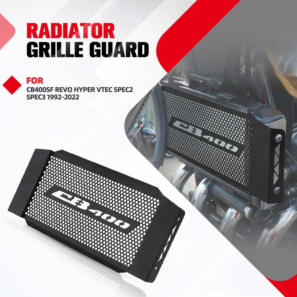 

For Honda CB400SF Revo HYPER VTEC SPEC2 SPEC3 1992-2022 Motorcycle Accessories Radiator Grille Guard Cover Protector Tank Mesh