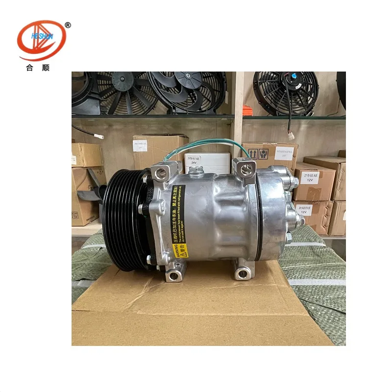 SD7H15 Auto Air Ac Compressor 6028 8044 81128176 8242 for Volvo Truck FH12 FH16