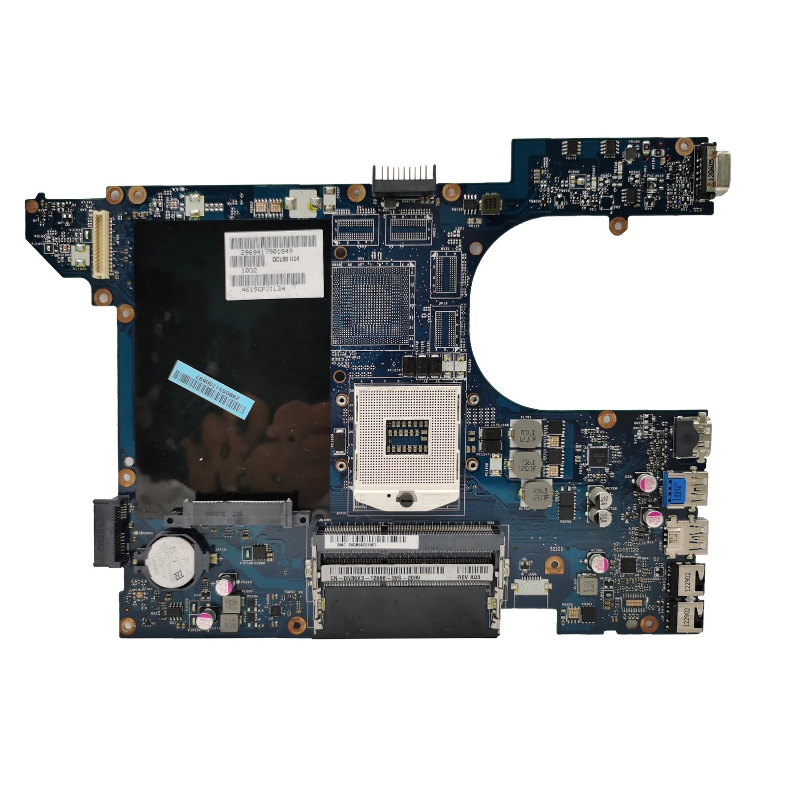 Imagem -02 - Akemy para Dell Vostro 3560 V3560 Laptop Motherboard Qcl00 La8241p com Hm76 Shipconjunto 1gb-gpu Cn0pyfnx 0pyfnx Cn-0rdh49 0rdh49