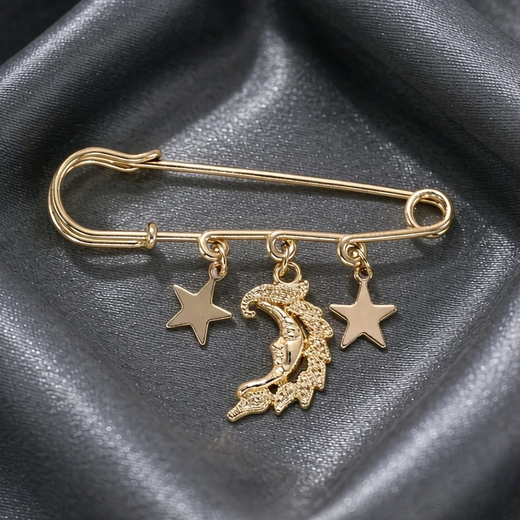 2026 Clothing Accessories, Anti-Exposure Device, Simple, Versatile, Ins-Style Personalized Outfits, Themed Brooch, Metal Buckle, Elegant, Exquisite Brooch, Suit Lapel Pin, Shoe Badge, DIY Shoe Decoration, High-End, Couple's Lapel Pin, Unique, Ornament, Metal Lapel Pin