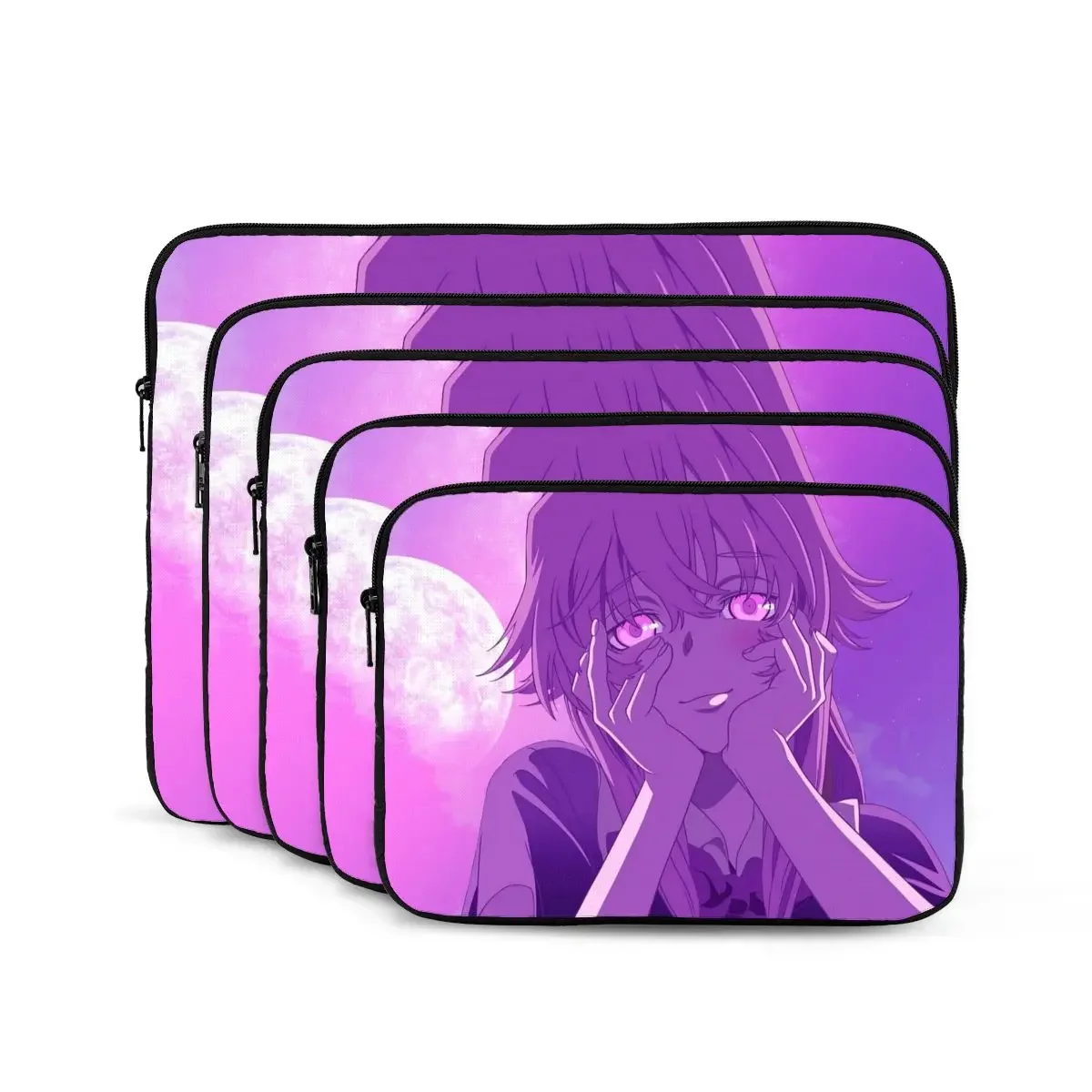 Yuno gasai เคสเคสใส่โน๊ตบุ๊ค iPad คอมพิวเตอร์กระเป๋ากระเป๋าแล็ปท็อปแบบพกพา