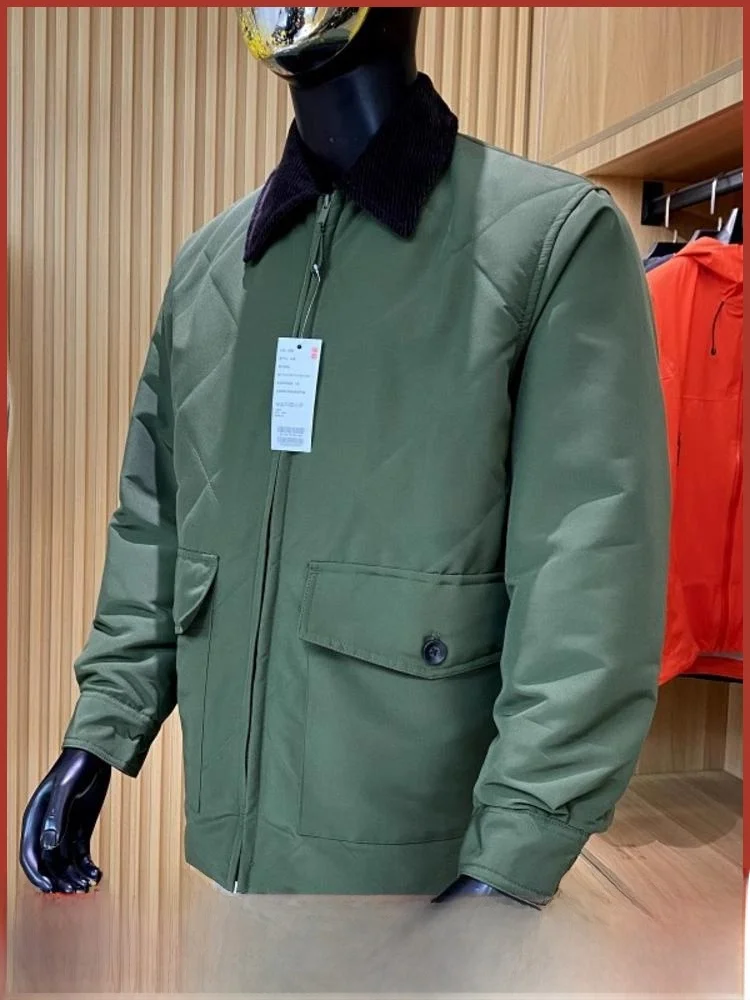 

Свободный мужской хлопковый жакет, стеганый хлопковый жилет, осенне-зимний новый модный молодежный повседневный жилет-стойка, пальто