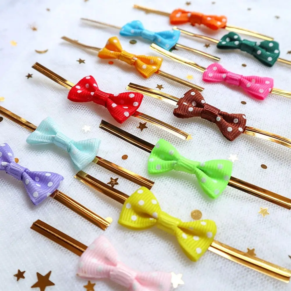 100Pcs New DIY Bow Tie Wrapping Golded Wire Bowknot Binding Wire Lollipop Candy Gift Packaging Bags Fastener Sealing Fixed Ties