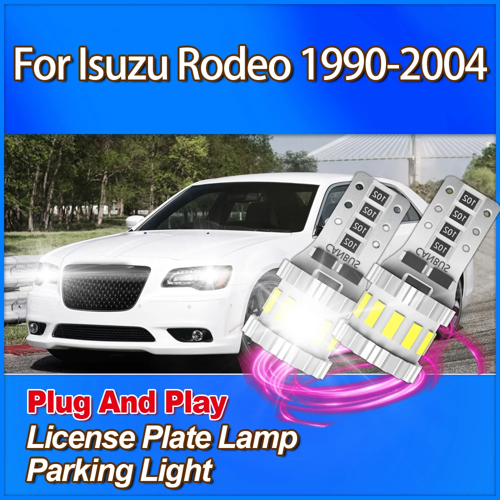 

2PCS Wireless T10 W5W License Plate Lamp 12V Dynamic Parking Light 6W Flashing Car Accessories For Isuzu Rodeo 1990 1991-2004
