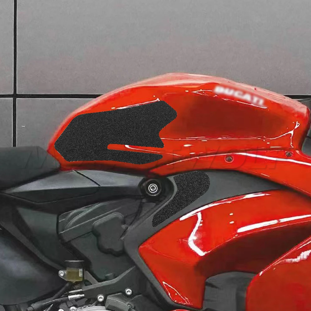يصلح ل DUCATI PANIGALE V2 899 959 1199 1299 دراجة نارية عدم الانزلاق خزان الوقود ملصقات قبضة الركبة منصات الجر الشارات