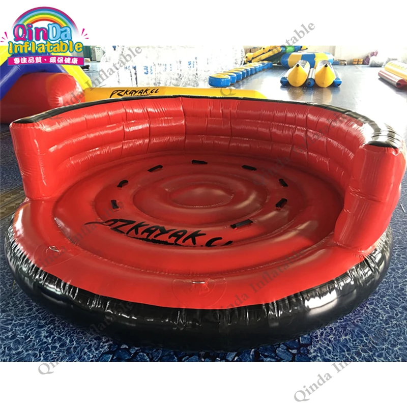 Inflatable Flying Crazy UFO Towable For Water Entertainment / Crazy Ufo Water Toys