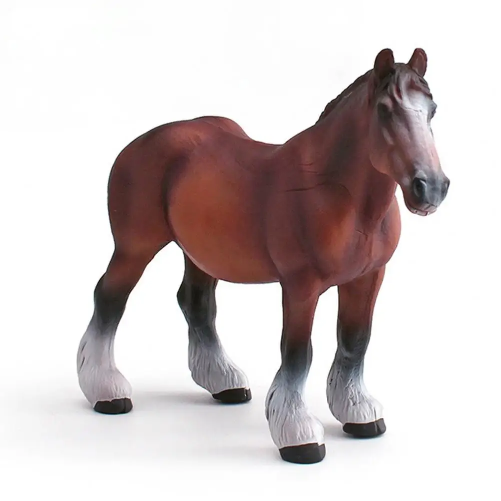 Simulation Horse Ornament Realistic Horse Figurine Realistic Pvc Horse Figurine Stallion Mare Model Miniature for Lovers