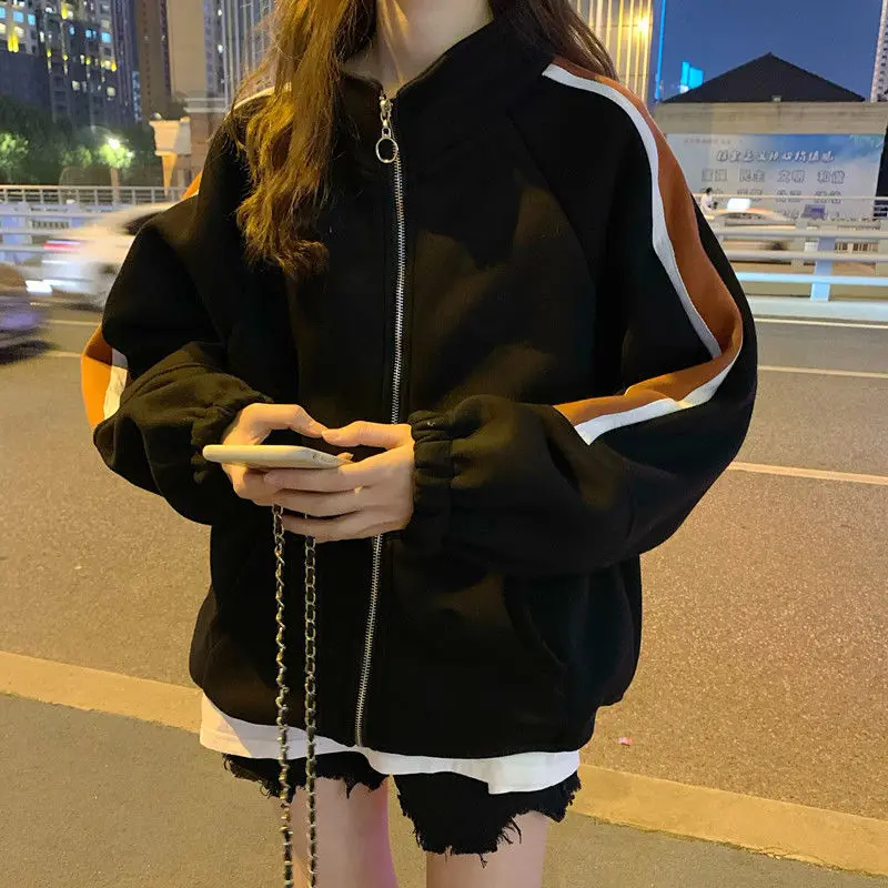 

2023 New Autumn/Winter Korean Edition Loose and Lazy Style Plush Sweater Trendy Student Coat