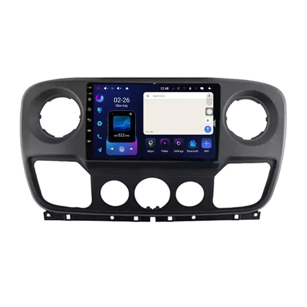 Car Android 15 For Renault Master Nissan NV400 Opel Movano 2010 - 2021 Navigation Touch Screen Multimedia Player Head Unit GPS