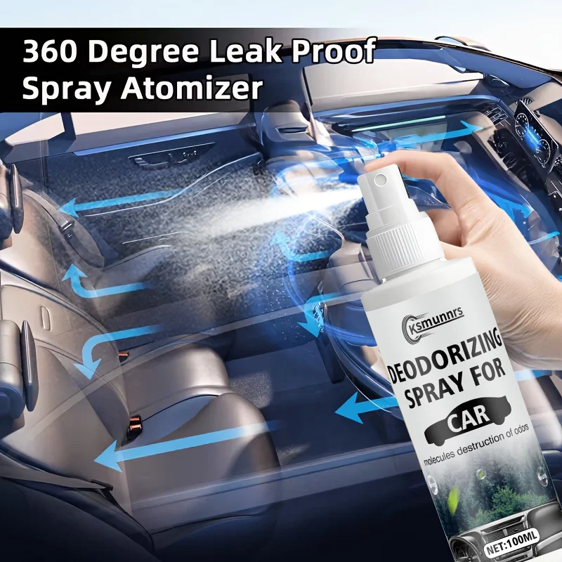 

Long-lasting air freshener and deodorizer - suitable for cars, offices, and homes - eliminates smoke, pet odors, and food smells