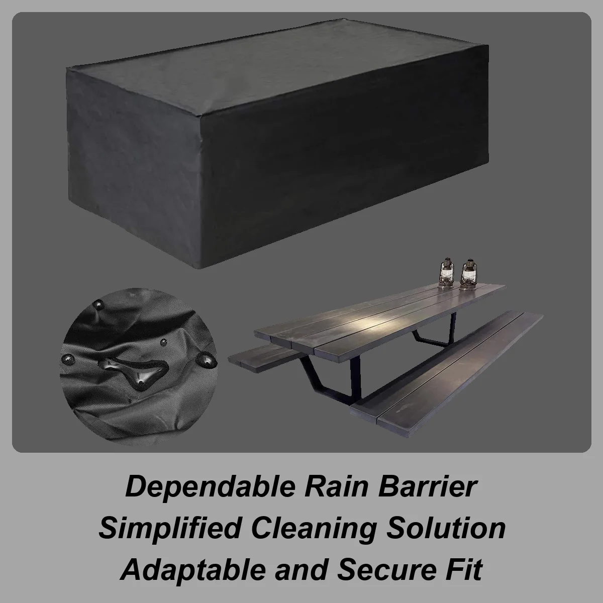 

Чехол для уличного дивана, ветрозащитный регулируемый протектор, сверхмощный чехол-оксфорд для улицы, для сада, двора, заднего двора, фермерского газона