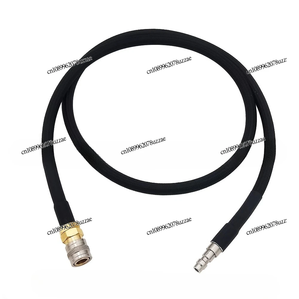 40 Inch Low Pressure Nylon Braided Inflatable Hose Trachea CO2 Passing Tube with Quick Plug 200psi