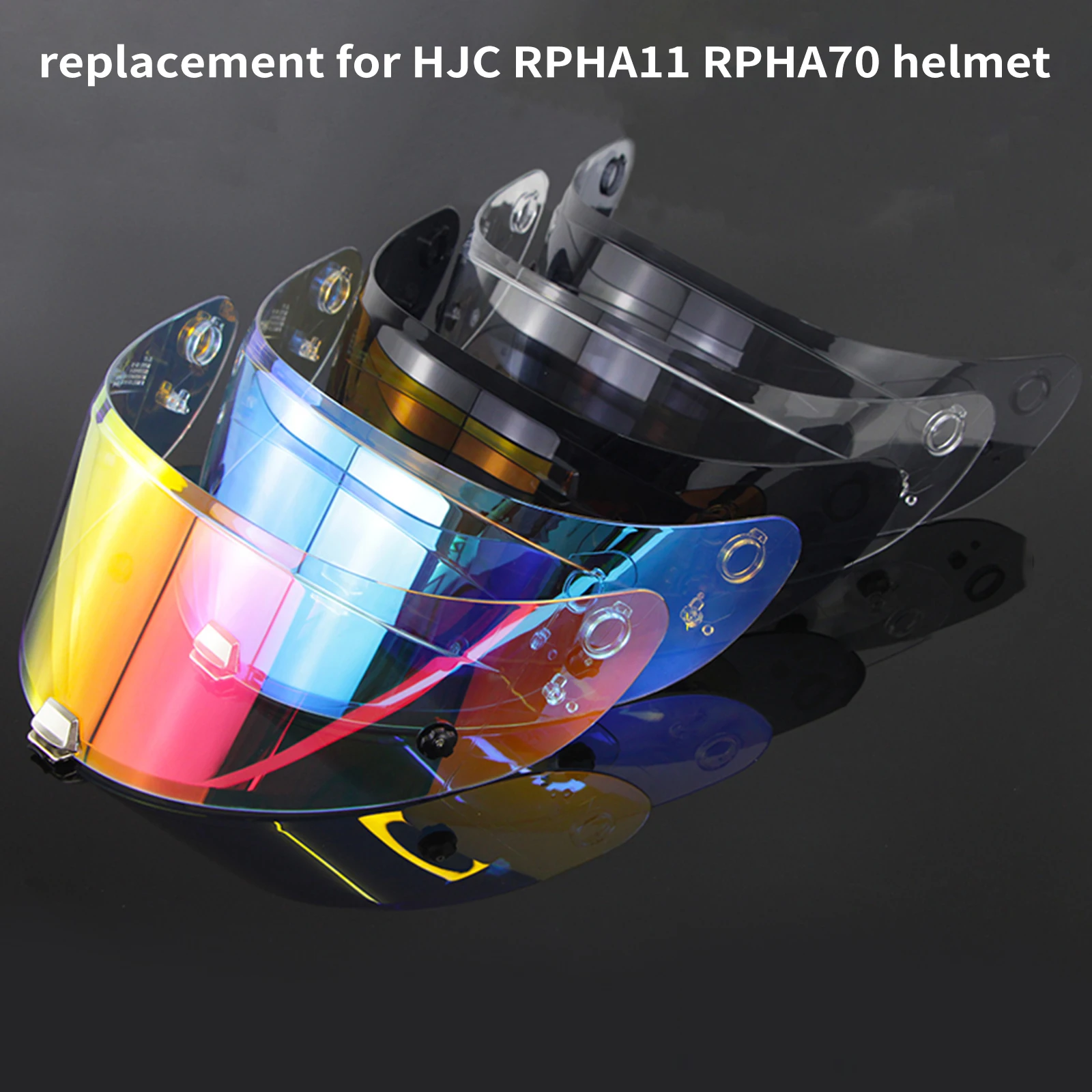Motorcycle Helmet Visor Motorcycle Face Shield Helmet Accessories Replacement for HJC RPHA11 RPHA70 Helmet