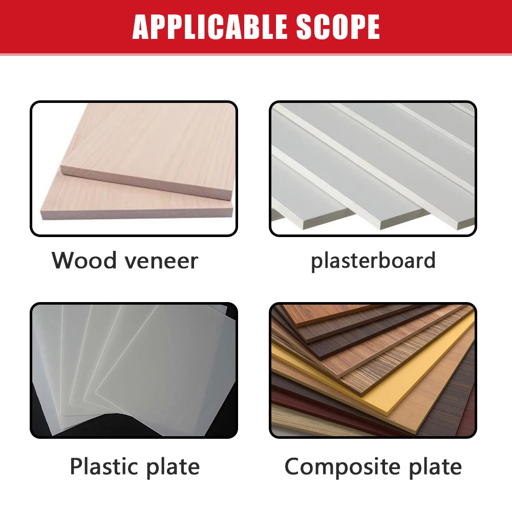 Juego de sierra perforadora de 19-152mm, broca de corona de madera para tablero de yeso, tablero de densidad de plástico PVC, herramientas de carpintería de Metal