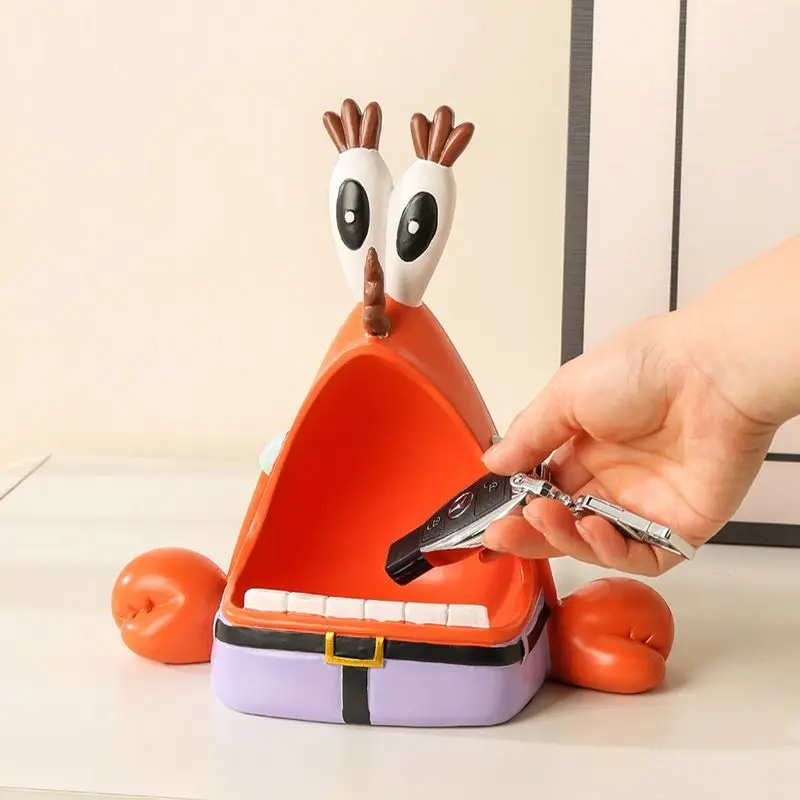 קריקטורה חמודים ספוגים חמודים קפטן eugene h. שריון abs krabs krabs מפתח קישוט כניסה מגש כניסה תיבת דקורטיבית