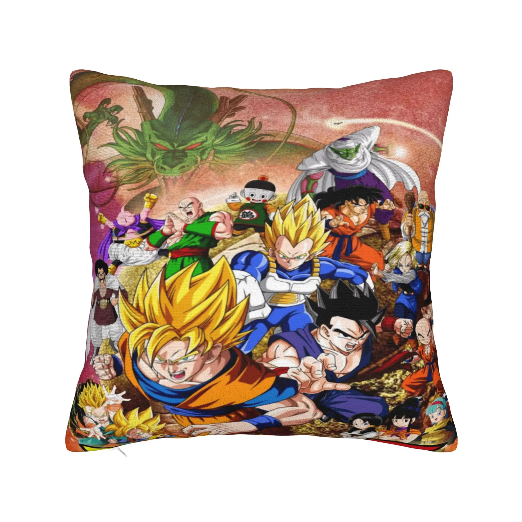 D-Dragon Anime Pillow Cover  Soft Cushion Cover Morden Pillow Case For Sofa Home Decoration