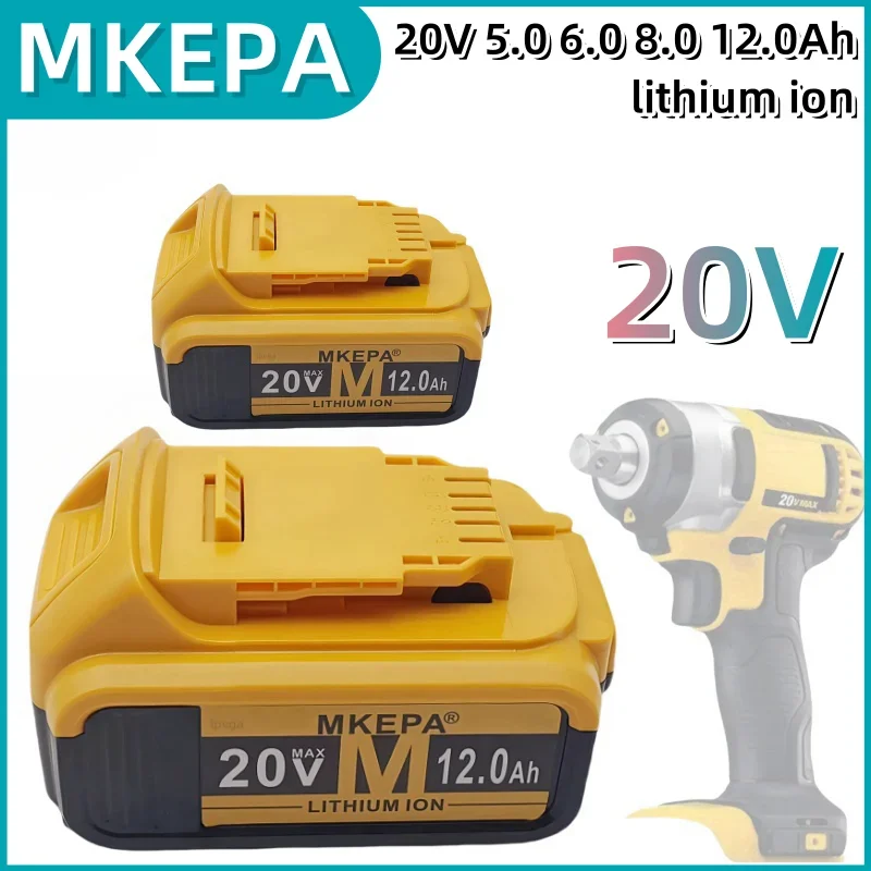 

100% Original 12000mAh 20V for Dewalt Power Tool lpega Battery DCB206 20V Battery DCB206 20V Battery DCB205 DCB200 DCB204-2