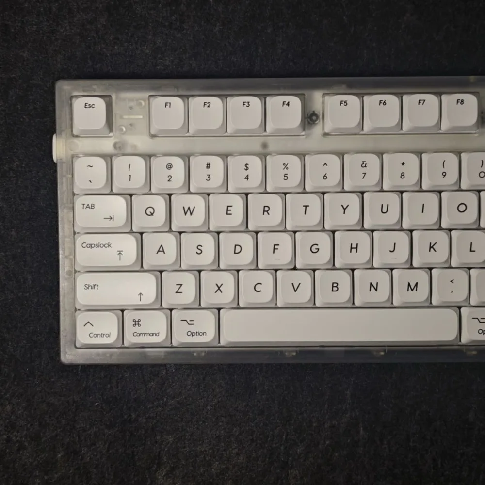 109 Keys Minimalist White Apple-style Keycaps Low-axis For Mechanical Keyboard Keycaps