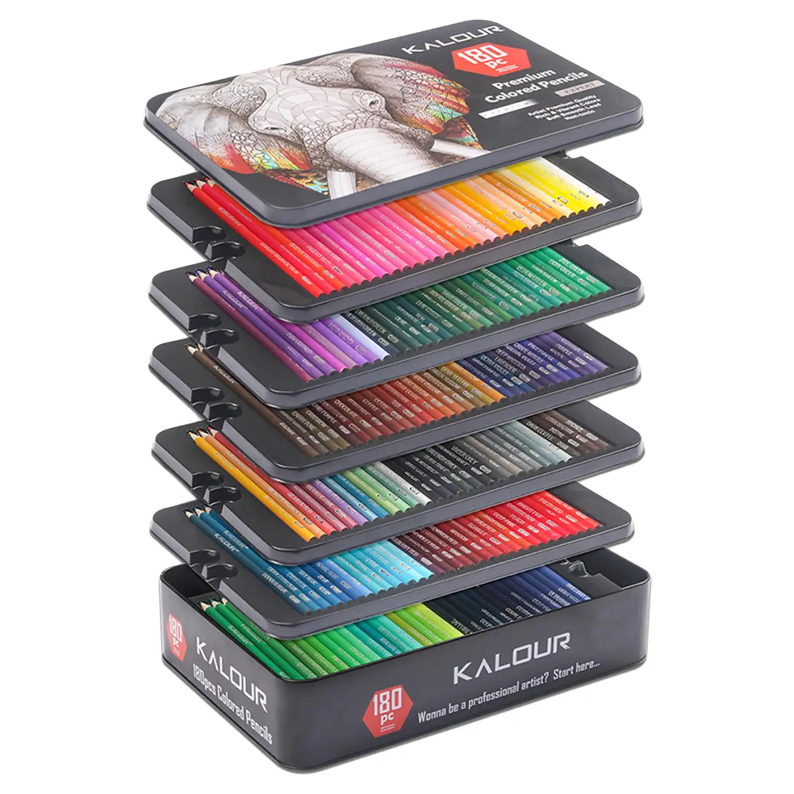 Colored Pencil Artistic Color Sketching Wood Pencils Set Hand-Painted School Adults Kids Painting Writing Sketching Supplies