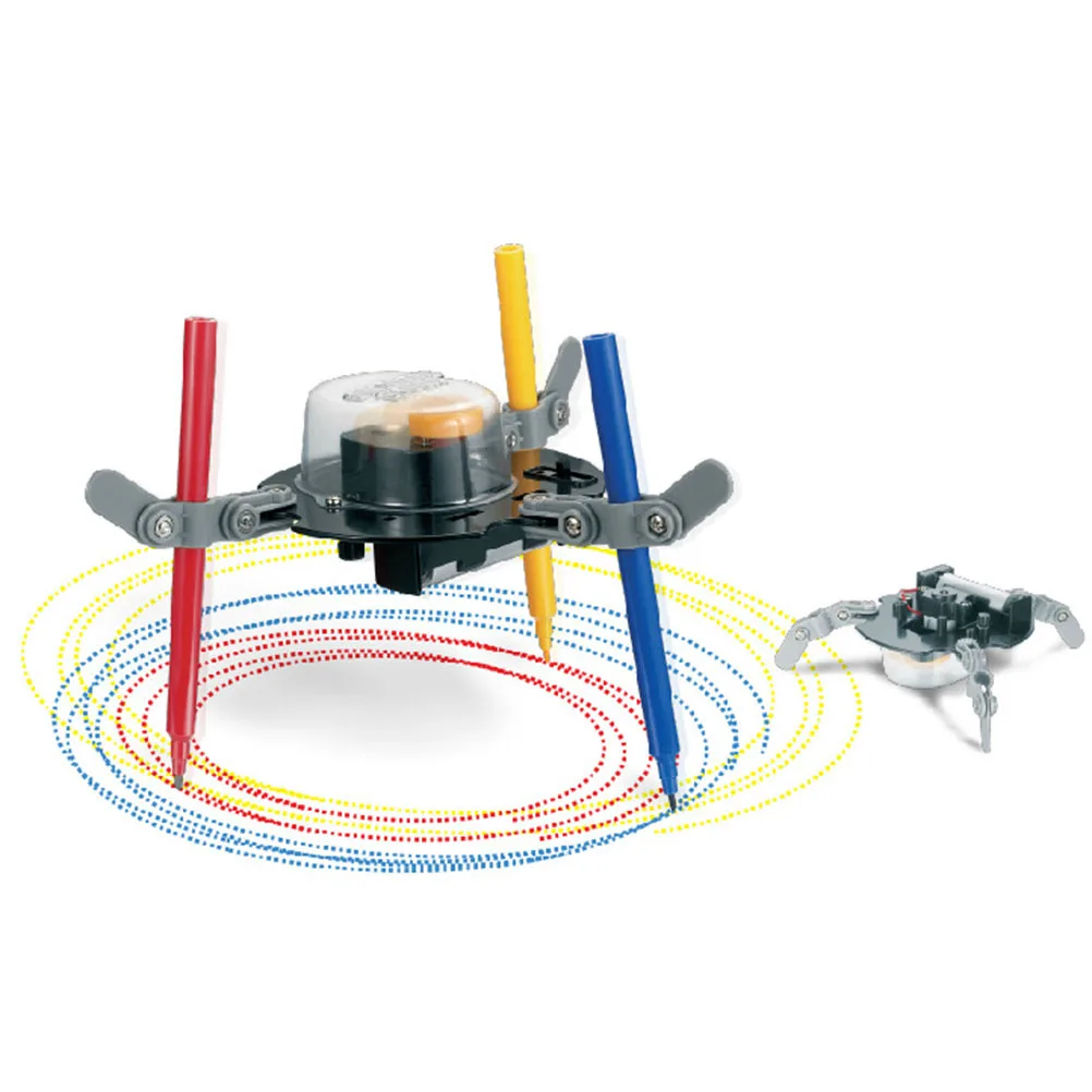 Doodling Robot Kit Diy tekenmachine voor kinderen Wetenschapsonderwijs Stemactiviteit Elektronische slimme robotbouwset