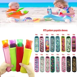 1/5/10pcs Colorful Popsicle Holder Freezer Icy Pole Sleeve Protector Cream Tray Tools Party Supply Kids Children Drinking Tool