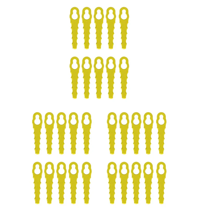 

A50U 30Pcs Plastic Blades For Serrated Double Blade Heads - Suitable For Rac155 And Rac157-Rac158 Edge Trimmers And Blade