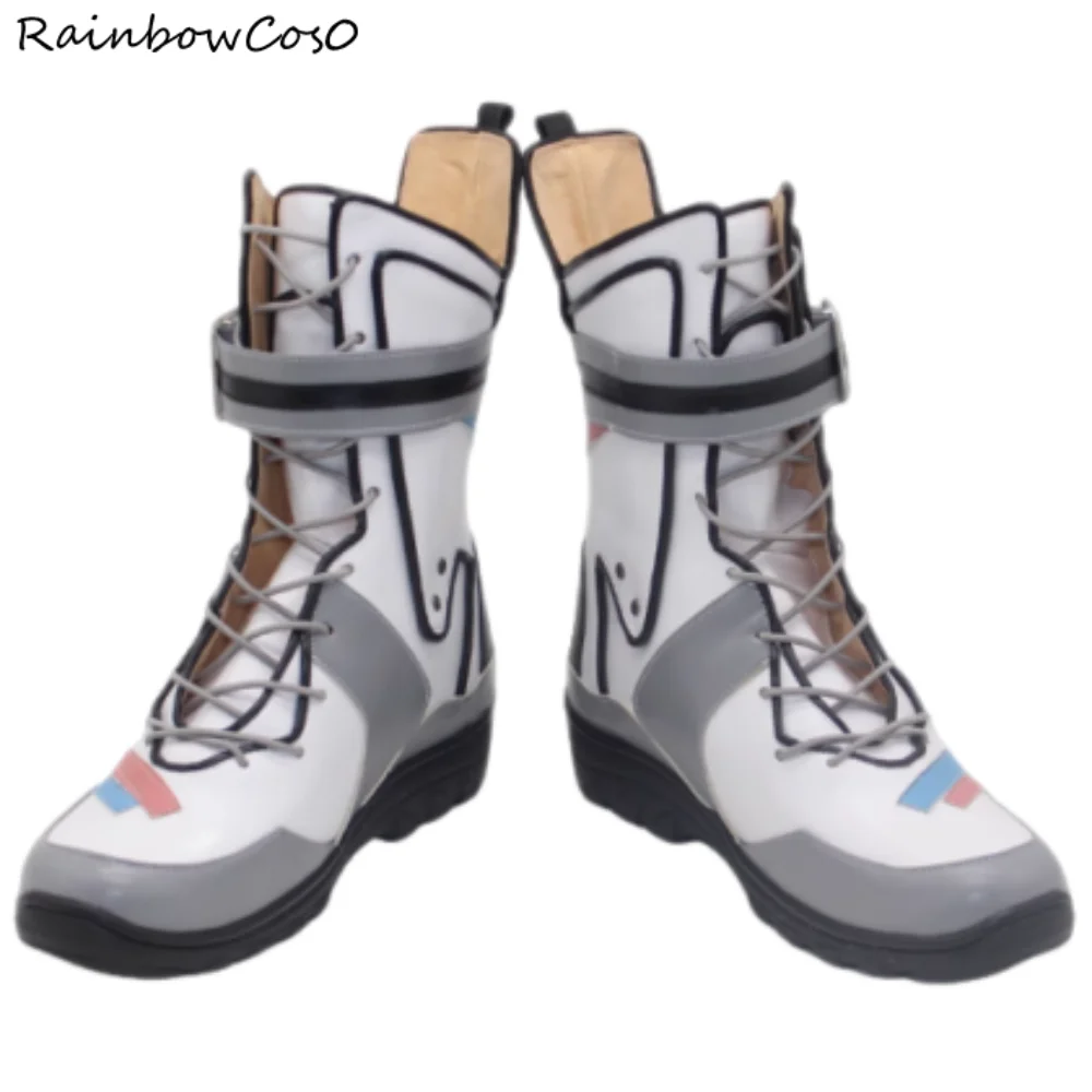 Shiun Sumika Gakuen IDOLM@STER Cosplay Shoes Boots Game Anime Halloween Christmas RainbowCos0 W5513