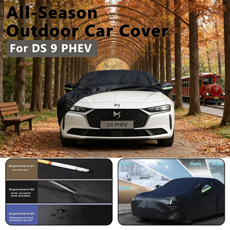 

Car Cover Outdoor Protection Full Car Covers Waterproof Sunshade Snow Cover Anti UV Universal For DS 9