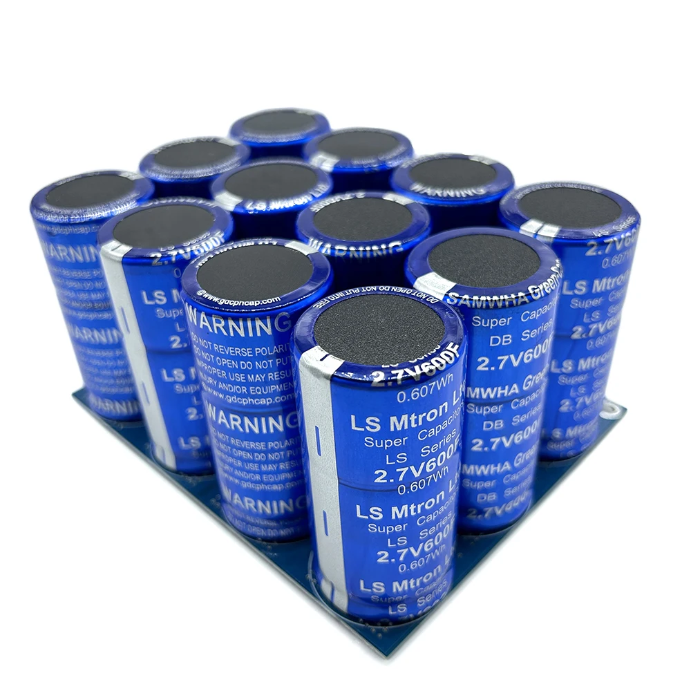 

High Quality 32V50F Automotive Rectifier Module 2.7V600F*12Pcs Double-Row Improve Energy Backup Power Supply Large Capacity