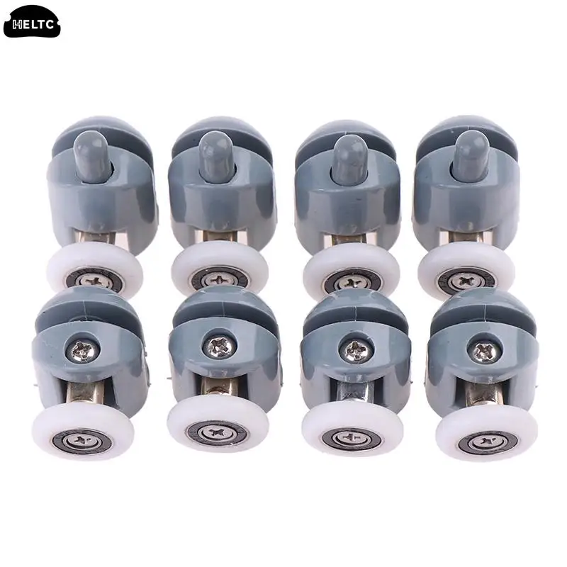 8-Pack Shower Rollers / Runners / Wheels / Pulleys – 19, 23, 25, 27mm Diameter – L060