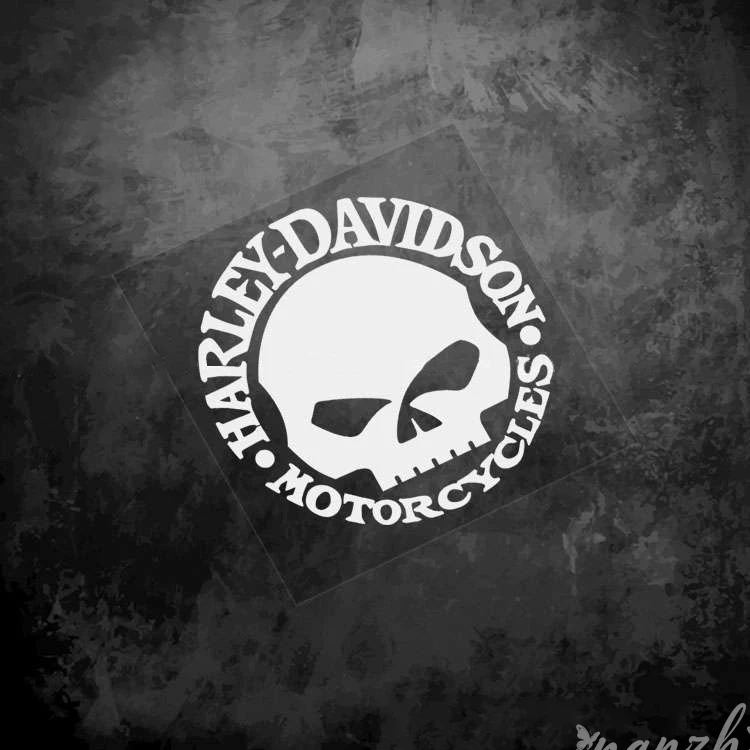 Skull Decorative Stickers Retro Motorcycle Reflective Decals For Harley Davidson Electra Glide Ultra Classic 1250 PA Accessory view 2