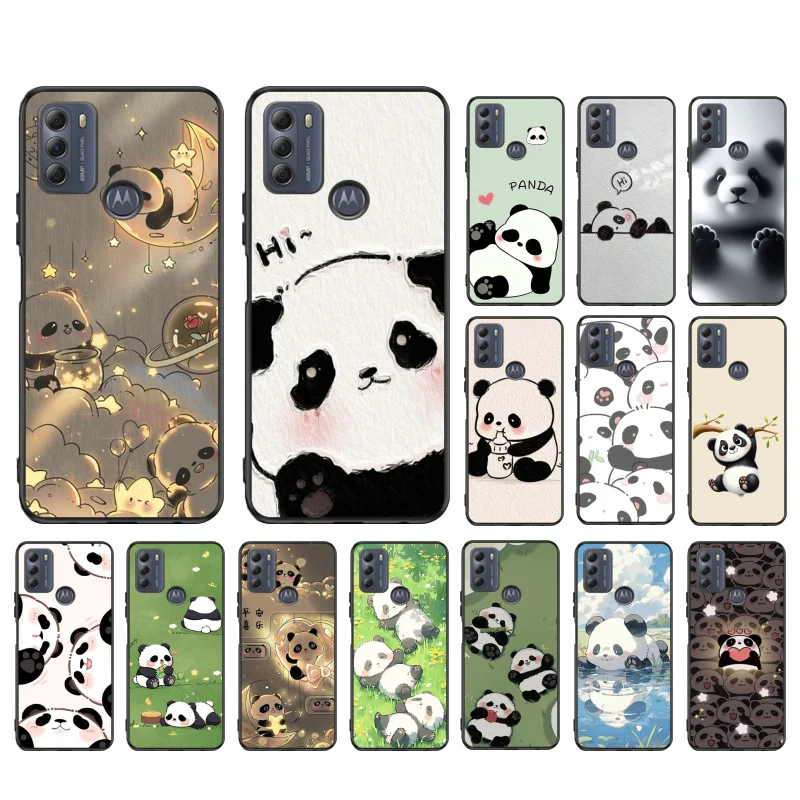 

Panda Phone Case For Motorola G84 G22 G32 G34 G52 G10 G20 G30 G60 G60S G13 G50 G54 G62 G53 G72 G85 G24 Power
