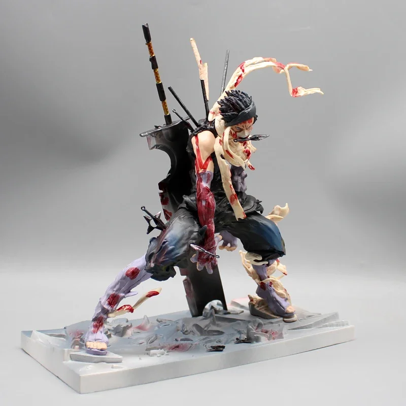 24cm NARUTO Anime Figure Momochi Zabuza Figure Ghost Man Gk Pvc Animation Peripheral Model Desktop Ornament Doll Gifts Toys Kid