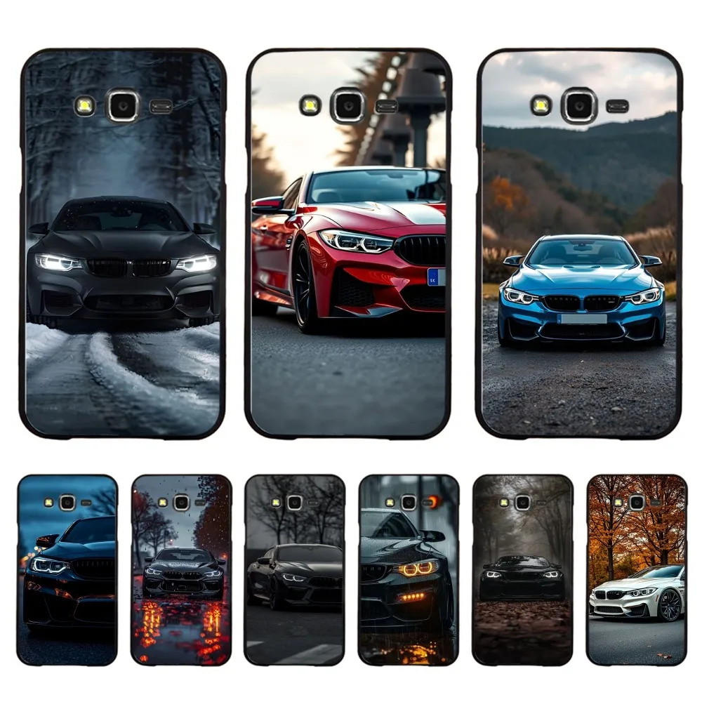 

B-Blue Red Car Phone Case For Samsung J 7 Plus 7core J7 Neo J6 Plus Prime J6 J4 J5 Mobile Cover