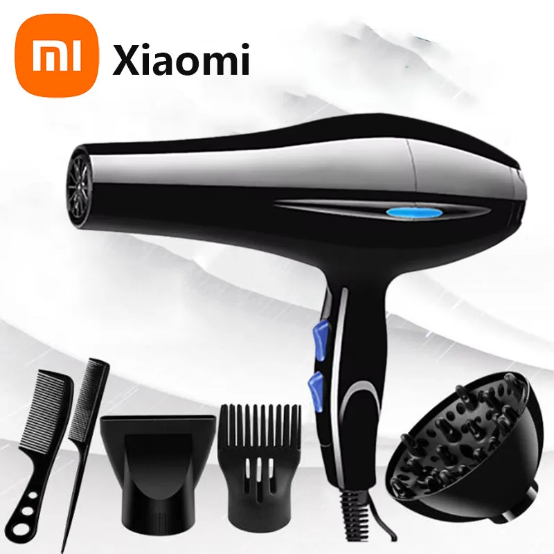 Xiaomi secador de cabelo profissional 1200w/2200w engrenagem forte potência secador de cabelo para cabeleireiro barbeiro salão de beleza ferramenta ventilador secador de cabelo