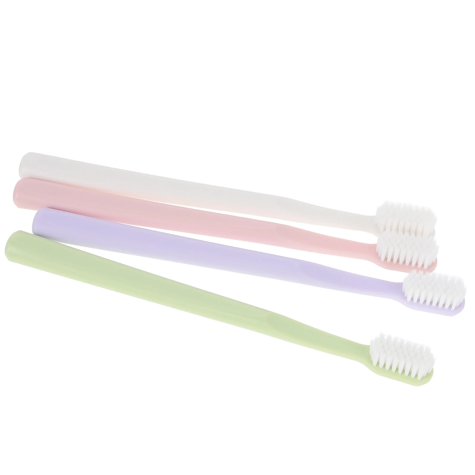 8 قطعة شعيرات ناعمة مجموعة فرشاة الأسنان المحمولة خفيفة الوزن القمح القش فرشاة الأسنان قبعات للتخييم العمل المدرسة النظافة