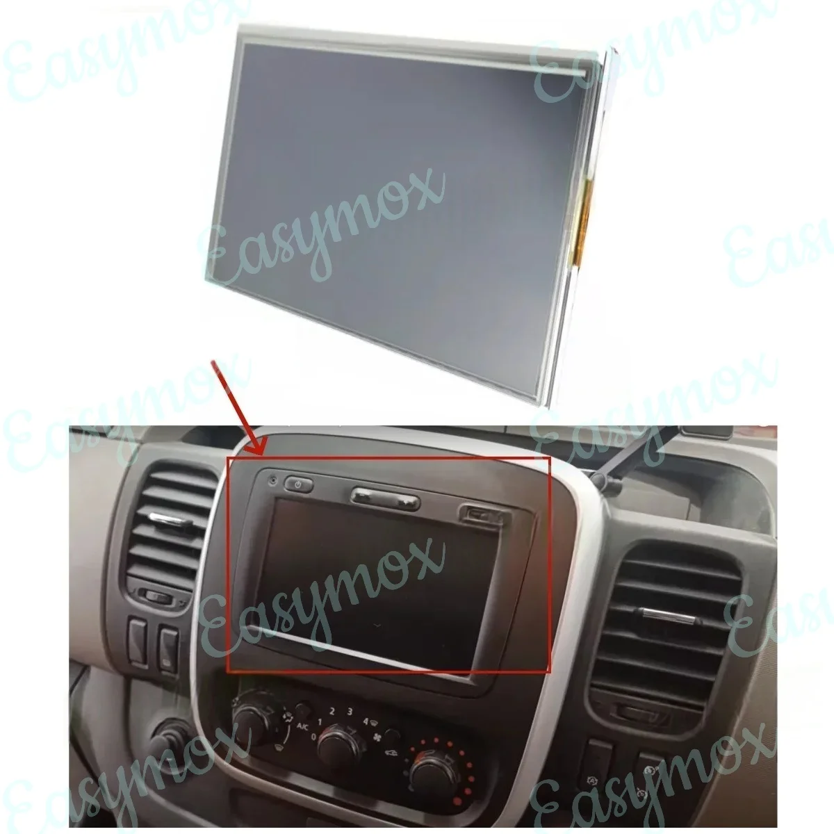 LCD Display for Renault Trafic 3 Navigation Screen Center Console Head-up Car 2014 2015 2016 2017 2018 2019 2020 2021