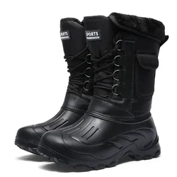 Winterstiefel für Herren 2024, neue Herrenstiefel, wasserdichte Schuhe für Herren, Outdoor-Aktivitäten, Angelschuhe, Schnee, Arbeiten, Designer XI한 Project