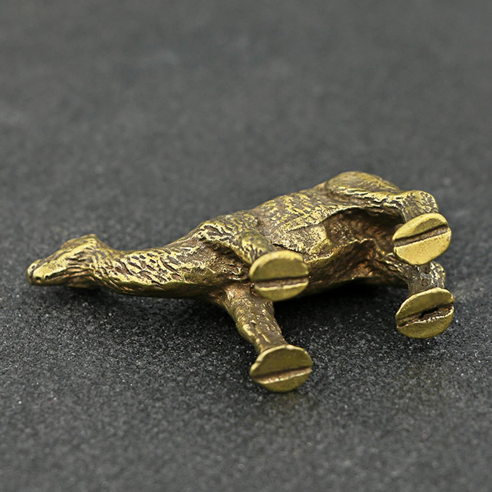 

1pc Retro Camel Mini Statue Desktop Decoration Mini Statue For Home Office Car Tabletop Adornment Decor