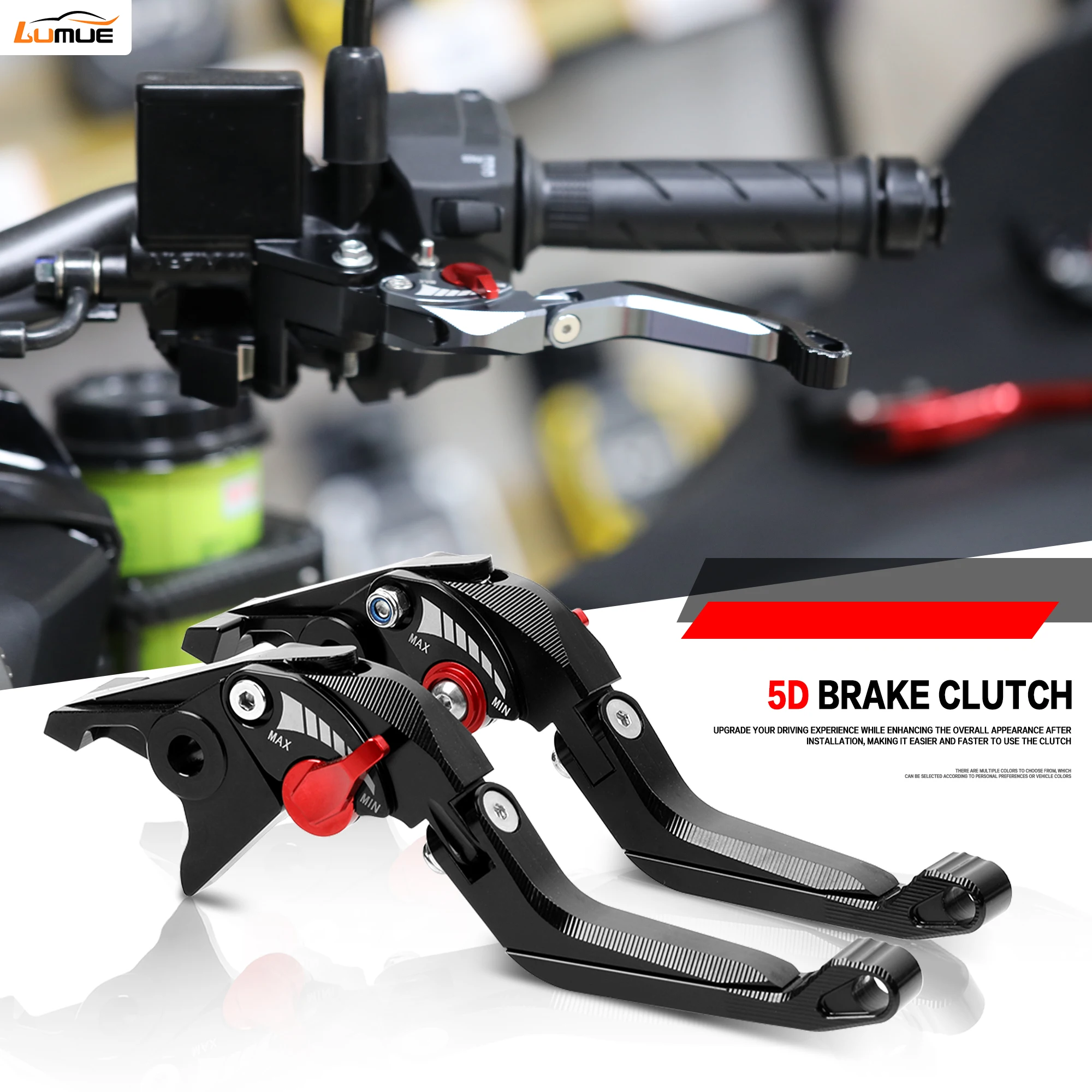 For Ducati Monster ST2 M 400 600 620 750 750IE 900 ST4/S/ABS Motorcycle 900SS CNC Aluminum Foldable Extending Brakes Levers Set