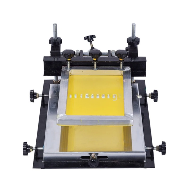 FOR Manual universal fine-tuning printer SMT manual solder paste table screen printing clothing machine